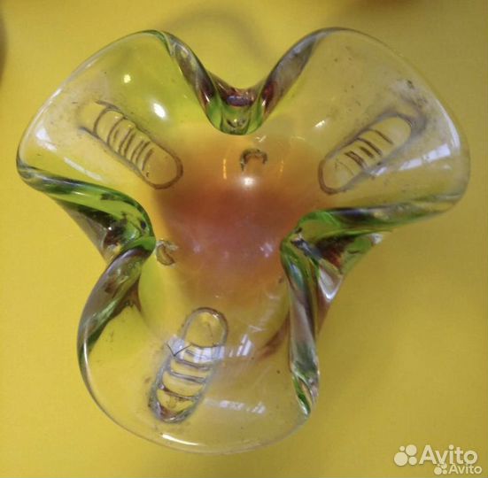 Ваза Чешское стекло