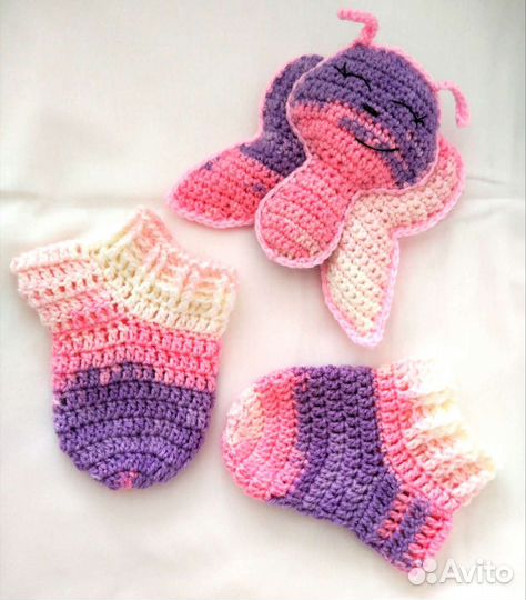 Комплект носки детски и комфортер