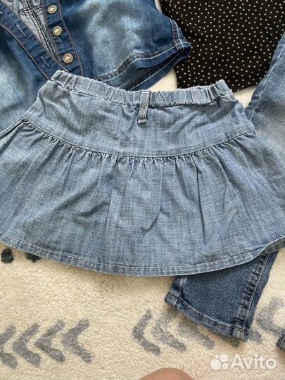 Детские вещи пакетом 104 110 на девочку