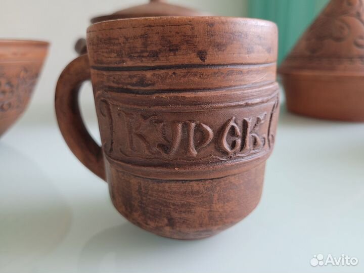 Глиняная кружка