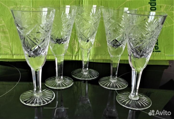 Хрустальный набор (фужеры, бокалы, рюмки)