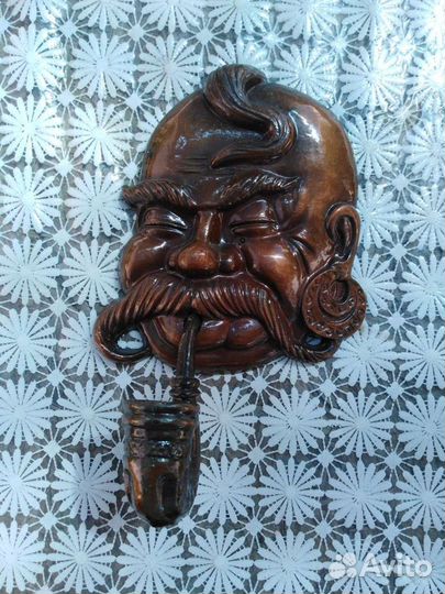 Подсвечник Тарас Бульба с трубкой силумин