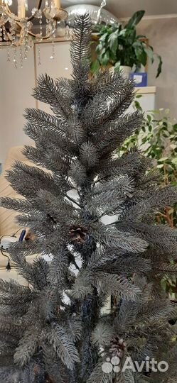 Елка искусственная литая + пвх бу