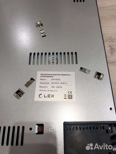 Варочная поверхность lex EVH-430 BL