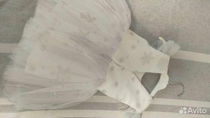 Платье снежинки