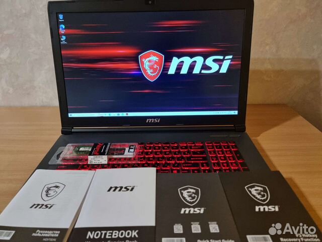 Игровой ноутбук MSI GV72 8RD-039RU объявление продам