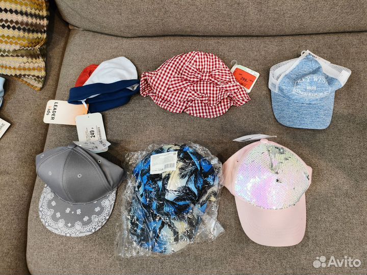 Шапочки детские летние