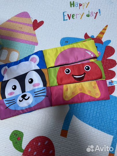 Кубики мягкие игрушки для малышей