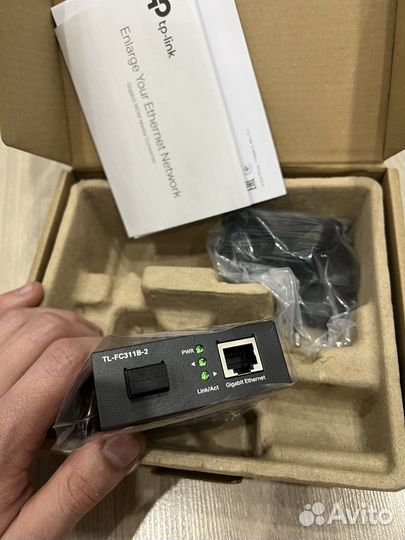 Медиаконвертер гигабитный. Tp-link