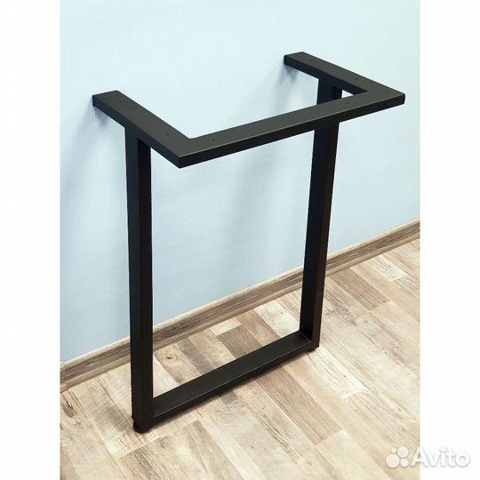 Подстолье устойчивое для стола 950 550 50х25 металлическое барное лофт с регулировкой высоты