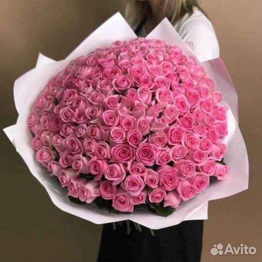 Роза Голландская букет 101 роза