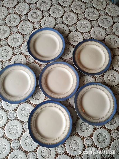 Тарелки десертные фарфор Коростень СССР