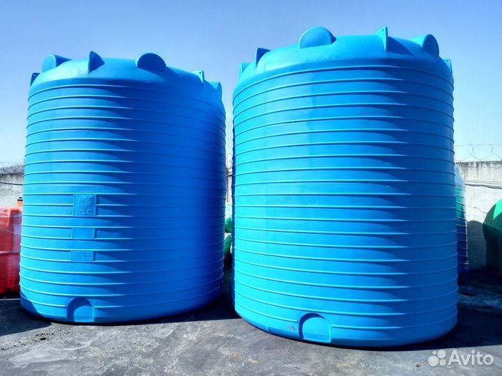 Емкость 25000 литров - 25 кубов вертикальная