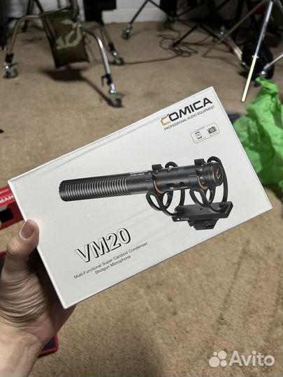 Накамерный микрофон comica vm 20