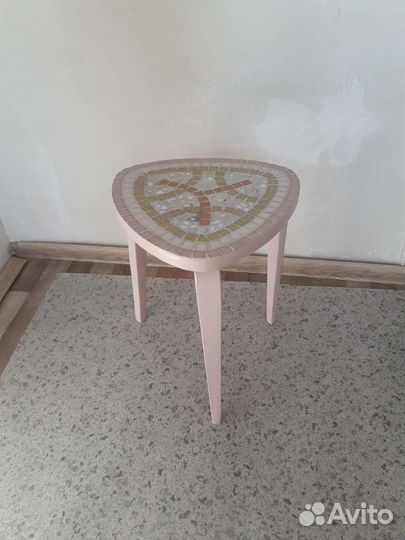 Подставка столик табурет мозаика