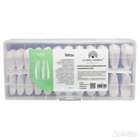 Гелевые типсы, форма 