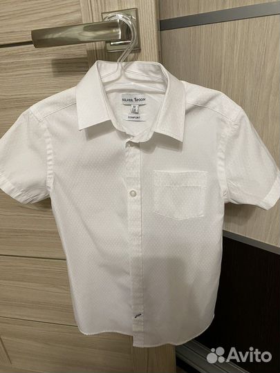 Белая рубашка silver spoon Брюки button blue