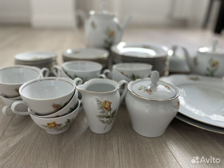 Чайный фарфоровый сервиз гдг kahla