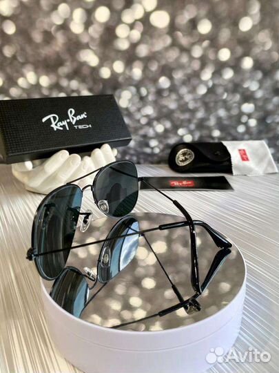 Очки ray ban aviator новые
