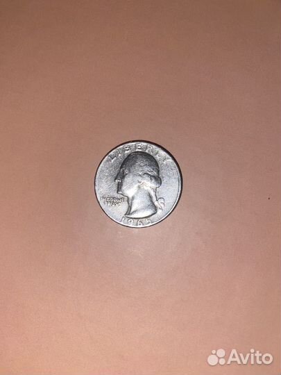 Liberty quarter dollar 1965
