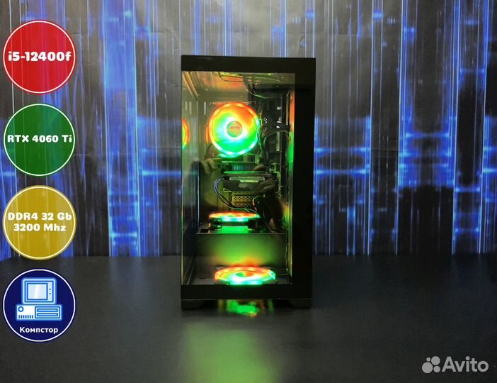 Игровой компьютер i5-RTX4060Ti-32DDR4-OID76039-B760
