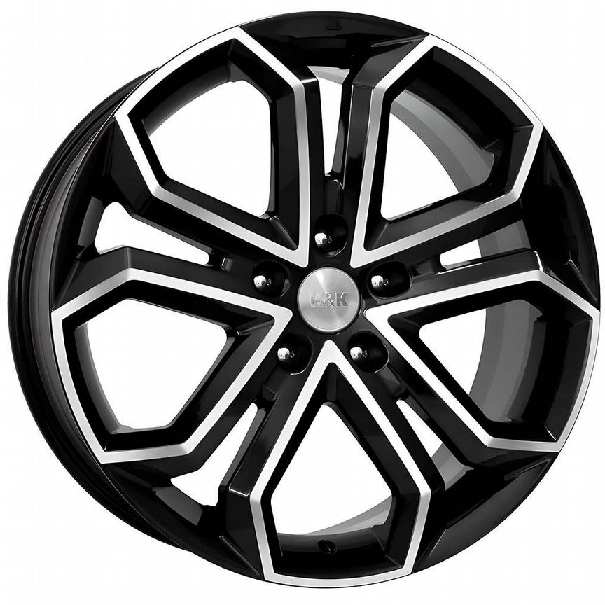 Диски K&K Пандора 8.5x19 5x114.3 ET35 D60.1 Алмаз черный