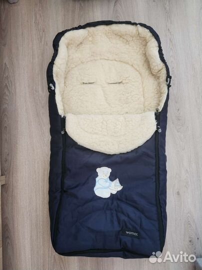 Зимний конверт на овчине Womar