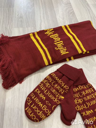 Варежки шарф