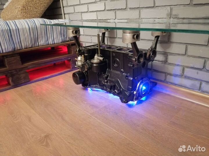 Стол из блока двигателя