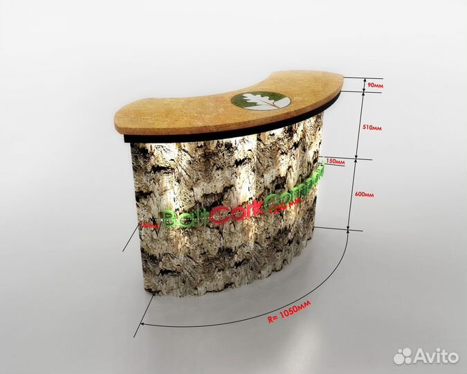 Барная стойка. Стойка ресепшн. Выставочные стенды
