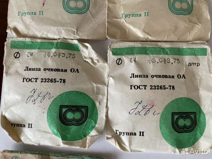 Очковые линзы из стекла