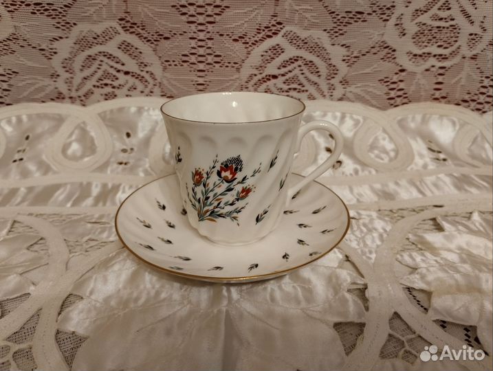 Чайная пара костяной фарфор лфз