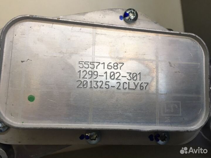 Теплообменник маслоохладителя Chevrolet/Opel Cruze