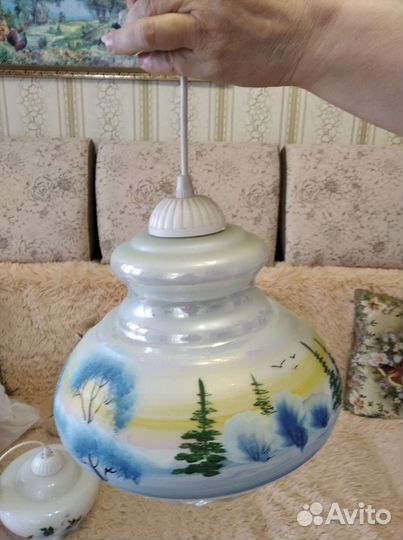 Люстра потолочная бу