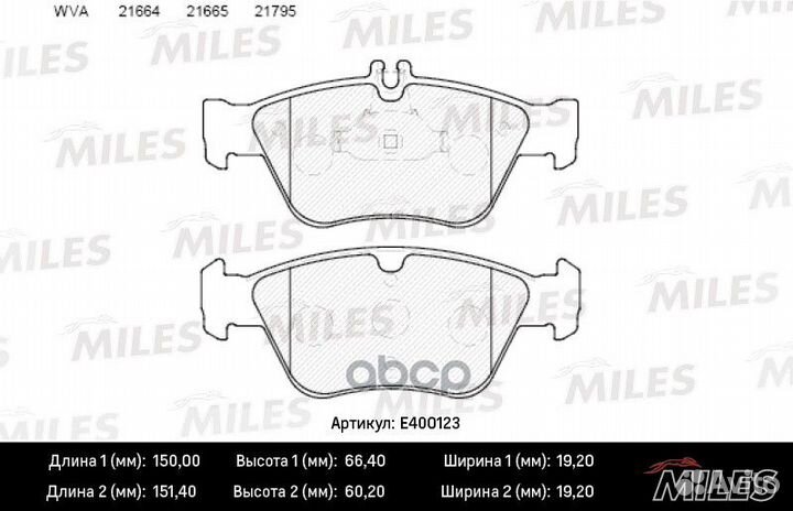 Колодки тормозные mercedes W210/W202/C208 2.0-2