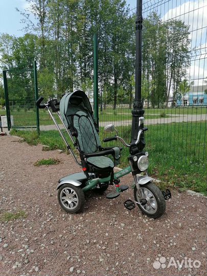 Трехколесный велосипед с родительской ручкой