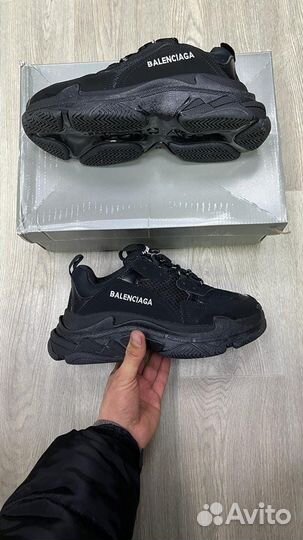 Кроссовки Balenciaga Triple-S Black (36-45)