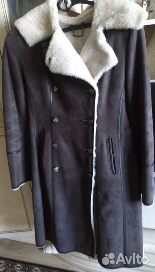 Дубленка натуральная женская размер 44-46