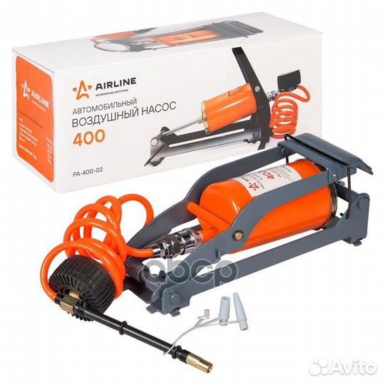 Насос ножной металлический 