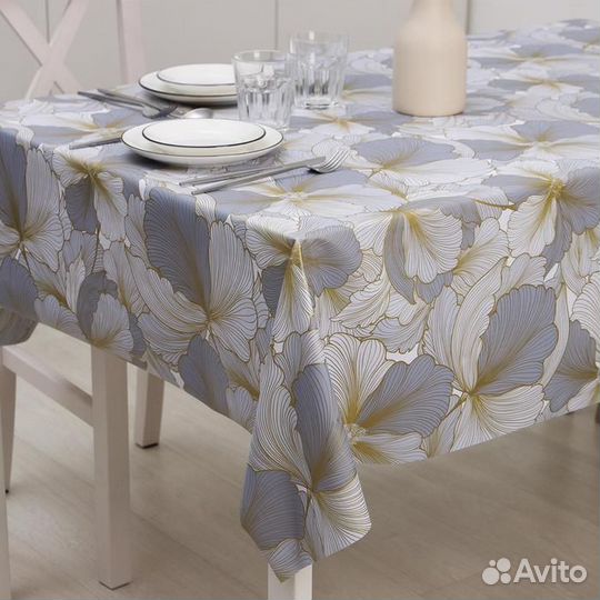Клеёнка столовая на тканевой основе «Соцветие», ру
