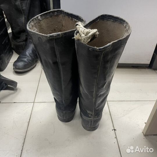 Хромовые яловые сапоги СССР (сзр)