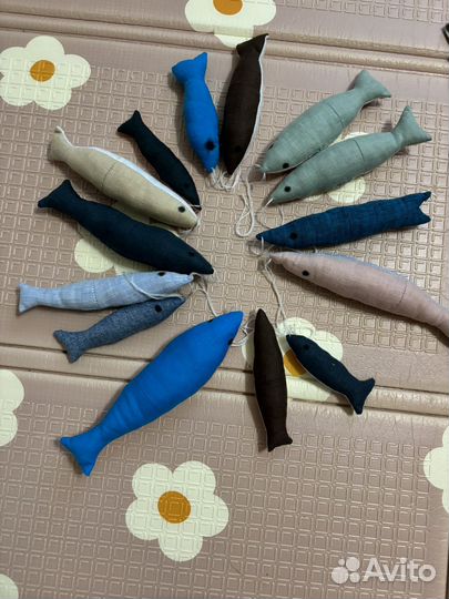 Рыбки декоративные ручная работа/ декор интерьера