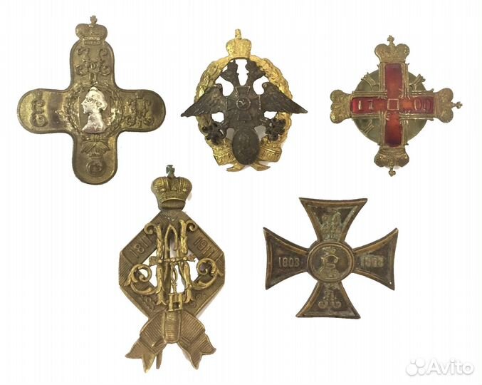 Полковые знаки Русской Императорской Армии, копии