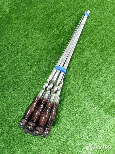 Шампуры с деревянной ручкой
