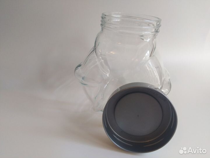 Банка для хранения сыпучих продуктов печенья стекл