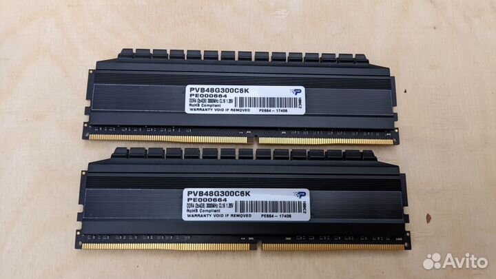 Patriot Viper 4 Blackout2x4gb