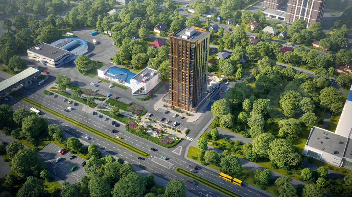 2-к. квартира, 73,7 м², 2/21 эт.