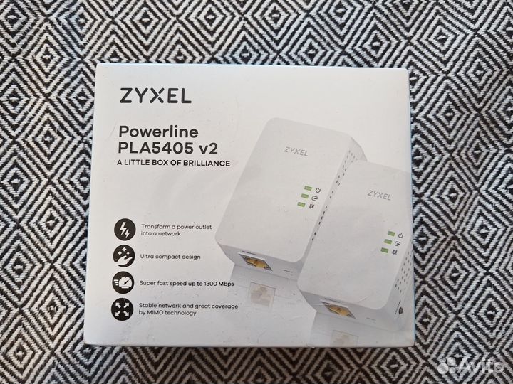 PowerLine адаптер Zyxel pla5405v2