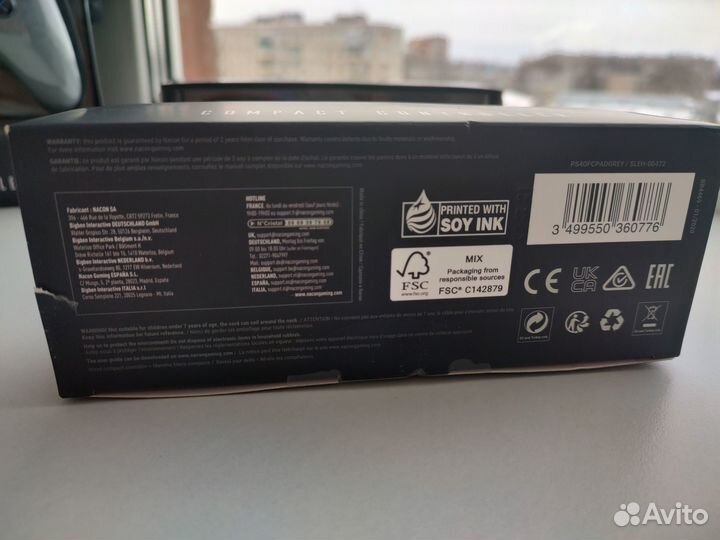 Геймпад Nacon для PS4 Новый Гарантия Чек