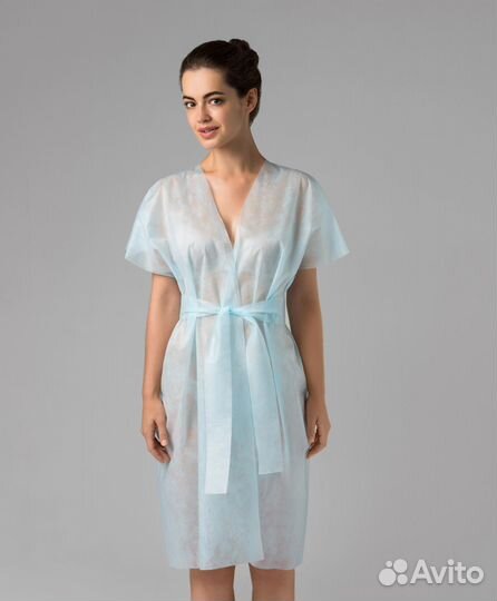 02-188 Халаты одноразовые универсальный 10шт sms